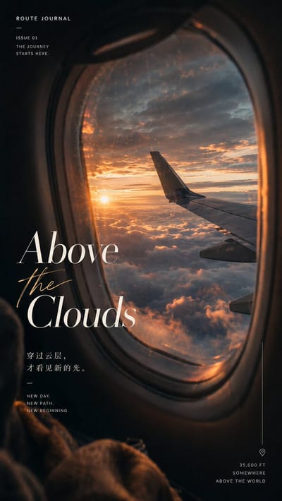 Travel Window Narrative Poster