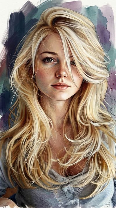 Mixed-Media Fine-Art Portrait
