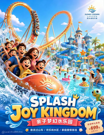 3D Safari Adventure Park Flagship Poster