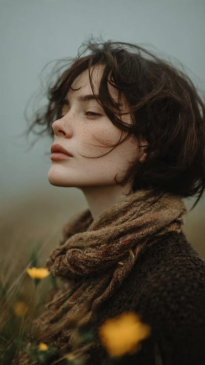 Windswept Cinematic Film Portraits