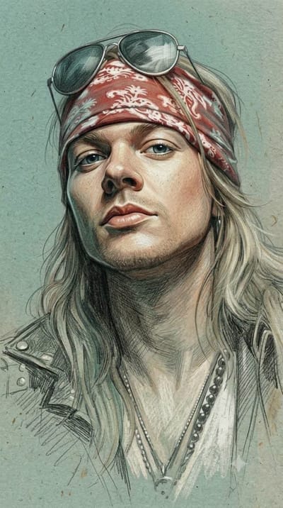 Unfinished Colored Pencil Portrait