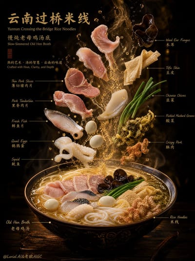 Premium Yunnan Rice Noodle Poster