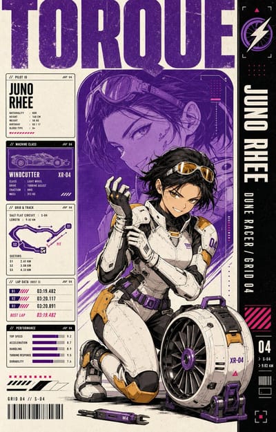 Violet Manga Character Dossier