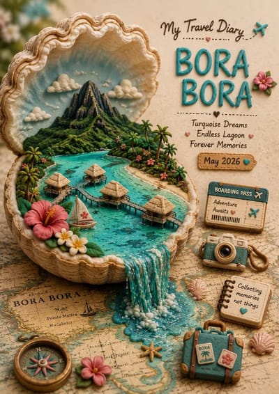 Travel Clay Diorama Keepsake