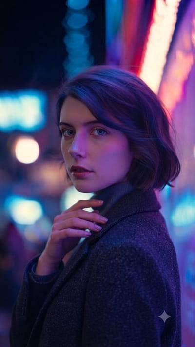 Cinematic Neon Portrait