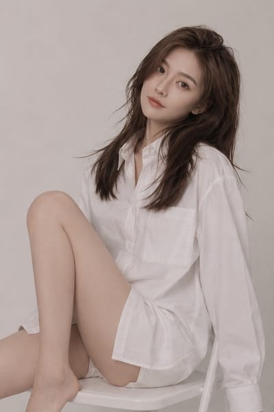 Minimalist Studio Female Portrait