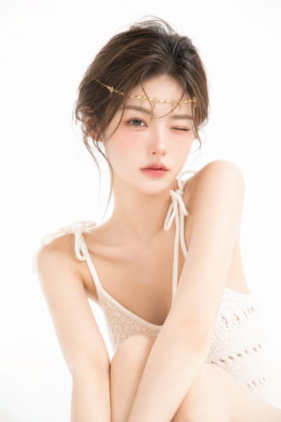 Sweet Japanese Studio Portrait