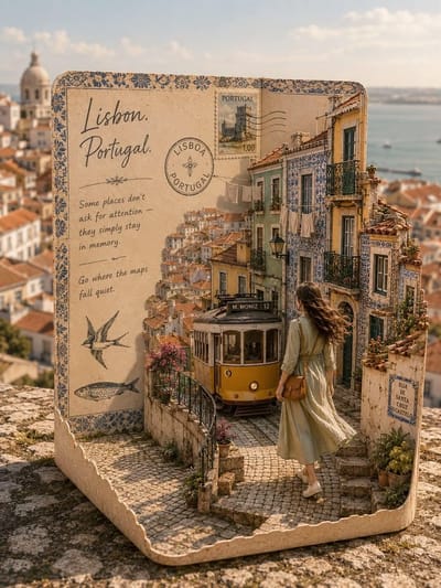 Pop-up Travel Postcard Diorama