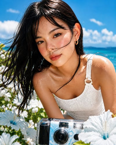 Tropical Beach Portrait