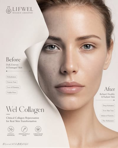 Before-After Clinical Beauty Poster