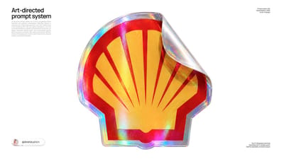 Brand Holo Vinyl Sticker