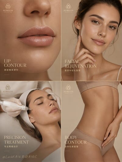 Luxury Aesthetic Clinic 2x2 Poster
