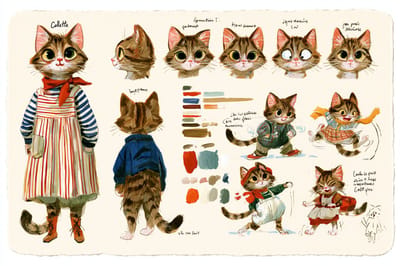 Watercolor Character Sheet