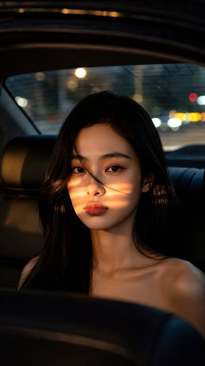 Cinematic Nighttime Car Portrait