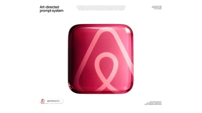 3D Glass Logo Icon