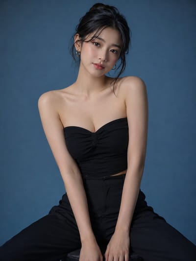 Korean Studio Editorial Portrait