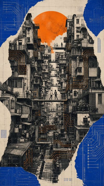 Experimental City Collage Poster