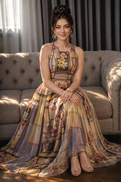 Luxury Fashion Sofa Portrait