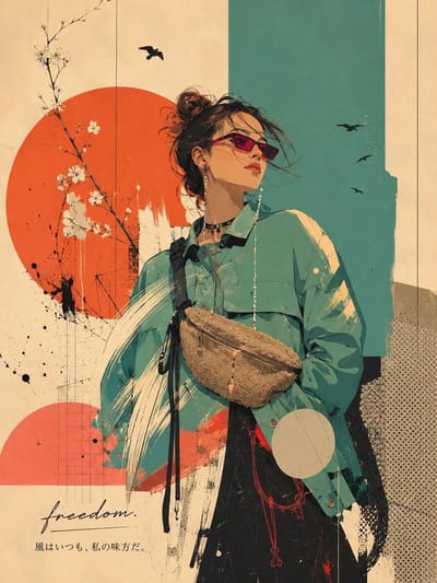 Editorial Poster Identity Portrait