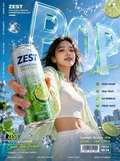 Brand Commercial Campaign Poster
