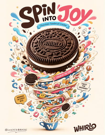 Doodle Tornado Cookie Ad