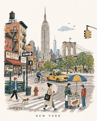 Mid-Century Picture-Book City
