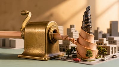 Stationery Runs the Miniature City