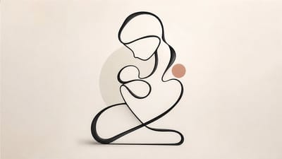 Flowing Single-Line Silhouette
