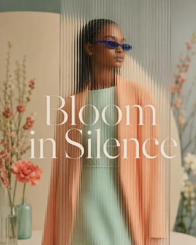 Corrugated Glass Fashion Ad