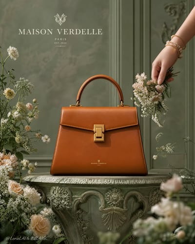 Garden Luxury Handbag Ad Poster