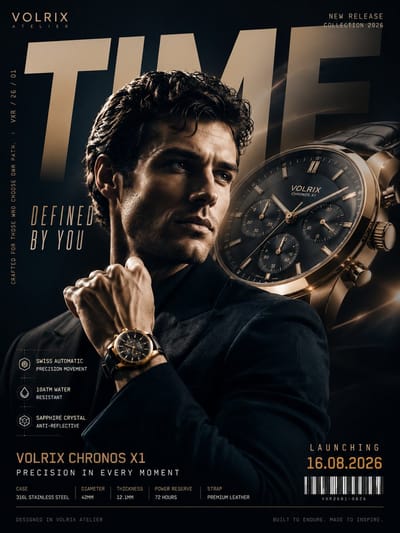 Luxury Brand Ad Poster