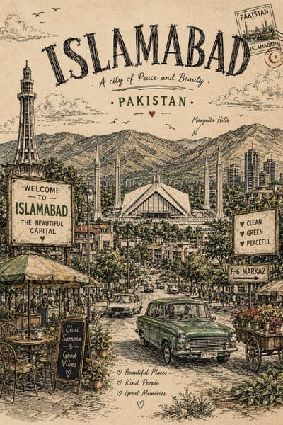 Dream Journey Vintage Travel Poster