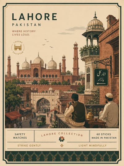 Istanbul Matchbox Label Art