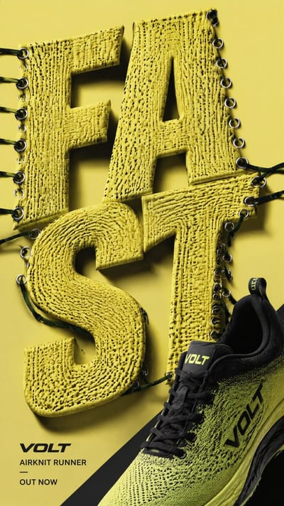 Real-Material Typography Poster