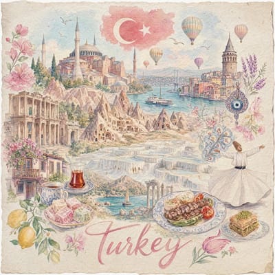 Pastel Paper Miniature World