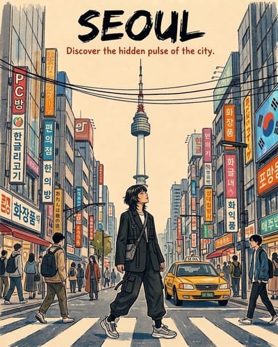 Customizable Vintage Travel Poster