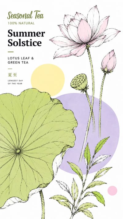 Seasonal Botanical Packaging Poster
