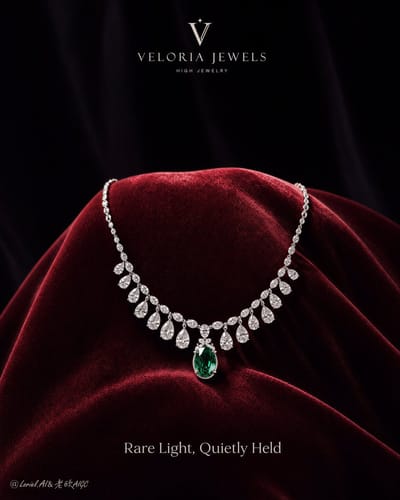 Velvet High-Jewelry Campaign Poster