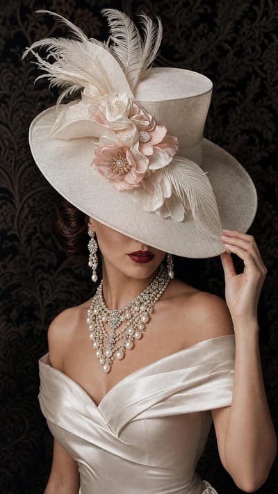 Vintage Couture Editorial Portrait