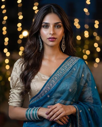 Festive Indian Woman Portrait