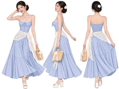 Blue and White Dress Collection