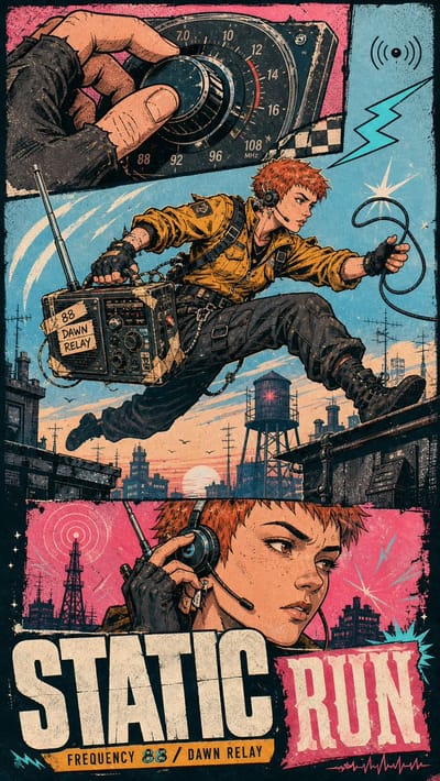 Manga-Ink Three-Panel 'Small Emergencies' Poster