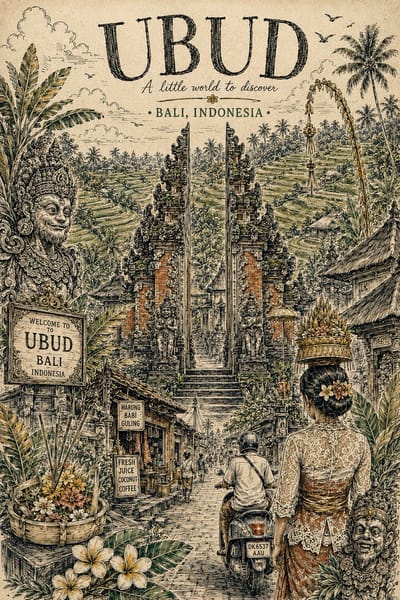 Hand-Drawn Travel Poster