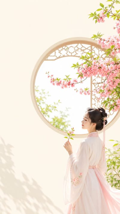Oriental Zen Spring Cover