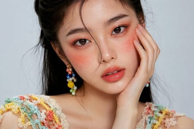 Crochet Editorial Beauty Portrait
