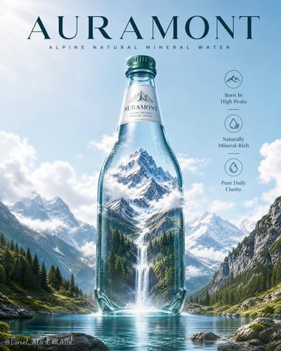 Alpine Mineral Water Poster