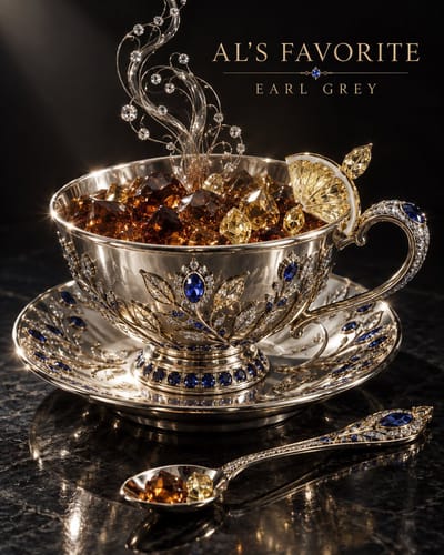 Food Crafted from Gems and Metal