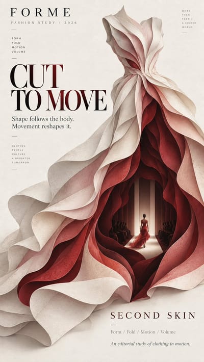 Layered Paper-Cut Editorial Poster