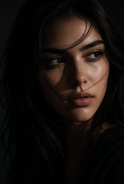 Moody Cinematic Film Portrait