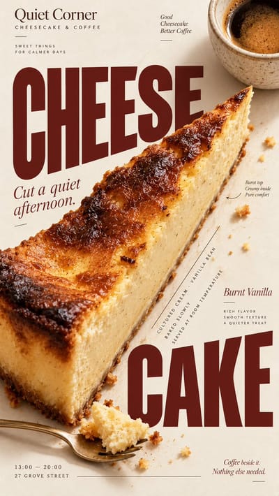 Food Editorial Poster